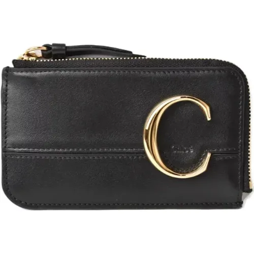 Pre-owned Wallets, female, , Size: ONE SIZE Pre-owned Leather wallets - Chloé Pre-owned - Modalova