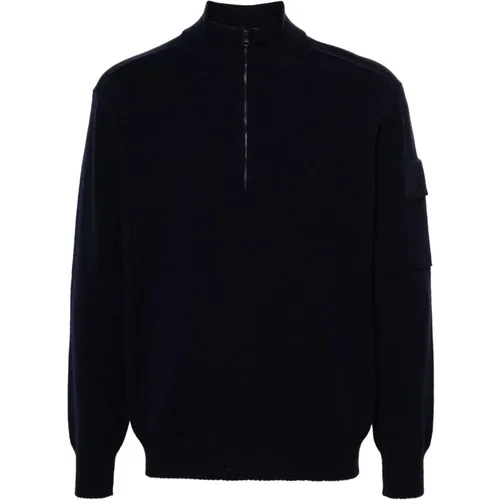 Metropolis Series Wool Zip Sweater , male, Sizes: M, L, XL - C.P. Company - Modalova