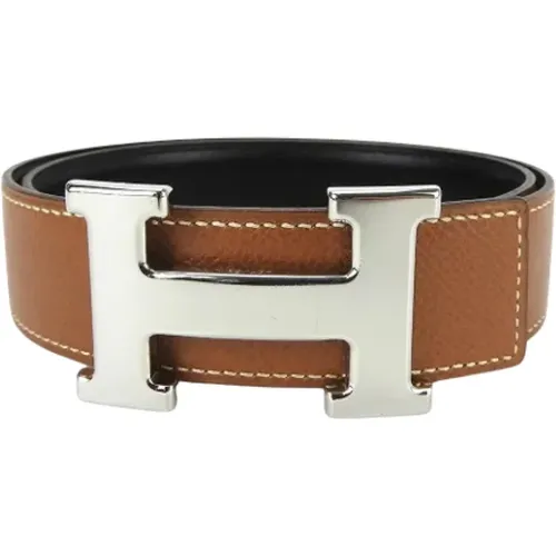 Pre-owned Belts, female, , Size: ONE SIZE Pre-owned Leather belts - Hermès Vintage - Modalova