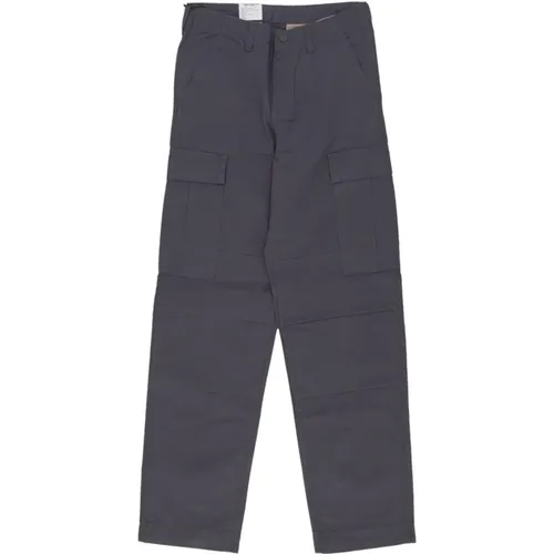 Straight Trousers, male, , Size: W28 L32 Cargo Pant with Adjustable Hem - Carhartt WIP - Modalova