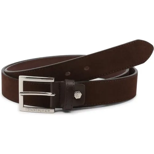 S Adjustable Leather Belt , male, Sizes: 110 CM, 115 CM, 105 CM - Lumberjack - Modalova