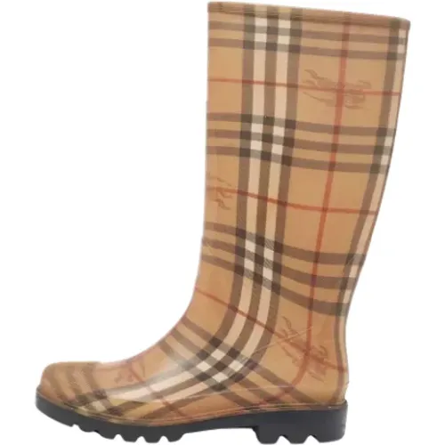 Pre-owned Rubber boots , female, Sizes: 7 UK - Burberry Vintage - Modalova