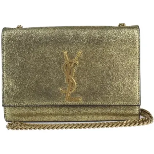 Pre-owned Cross Body Bags, female, , Size: ONE SIZE Pre-owned Leather shoulder-bags - Yves Saint Laurent Vintage - Modalova