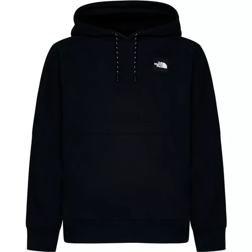 Schwarzer Baumwoll-Kapuzenpullover , Herren, Größe: XL - The North Face - Modalova