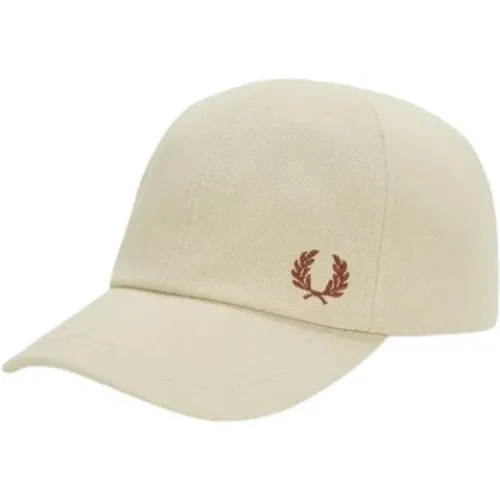 Embroidered Laurel Crown Baseball Cap , male, Sizes: ONE SIZE - Fred Perry - Modalova