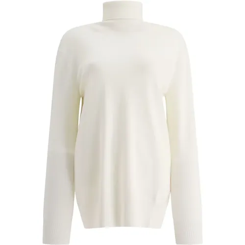 Turtlenecks, female, , Size: XS Knit Turtleneck Sweater Aw24 - Jil Sander - Modalova