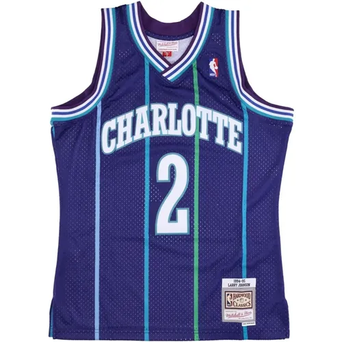 Sportswear, male, , Size: M Larry Johnson Basketball Tank Top - Mitchell & Ness - Modalova