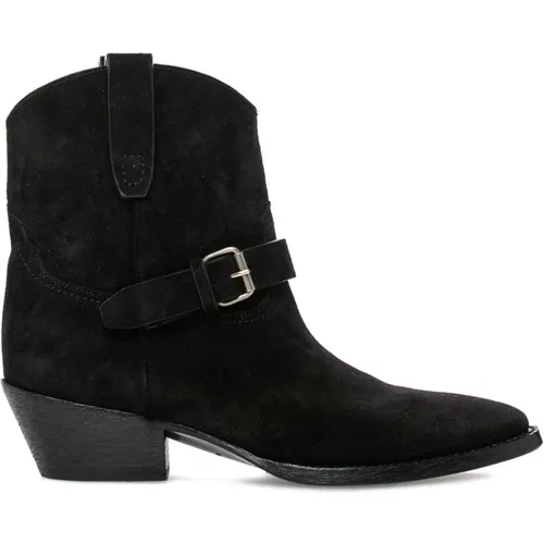 Stylish Ankle Boots , female, Sizes: 3 1/2 UK, 3 UK - Saint Laurent - Modalova