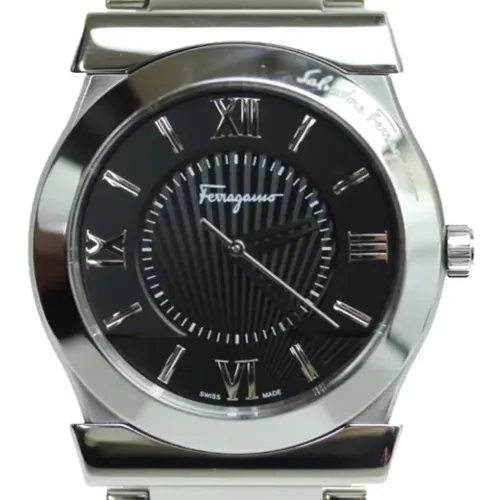 Pre-owned Watches, male, , Size: ONE SIZE Pre-owned Glass watches - Salvatore Ferragamo Pre-owned - Modalova