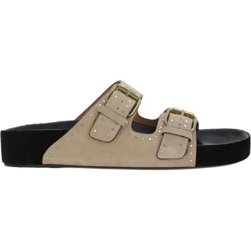 Studded Suede Flat Sandals , female, Sizes: 7 UK, 5 UK, 6 UK, 4 UK, 3 UK, 8 UK - Isabel marant - Modalova