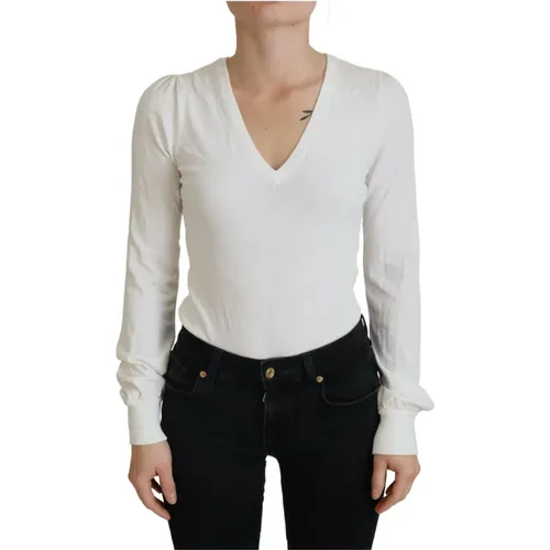 Casual Ivory Bluse Top - PATRIZIA PEPE - Modalova