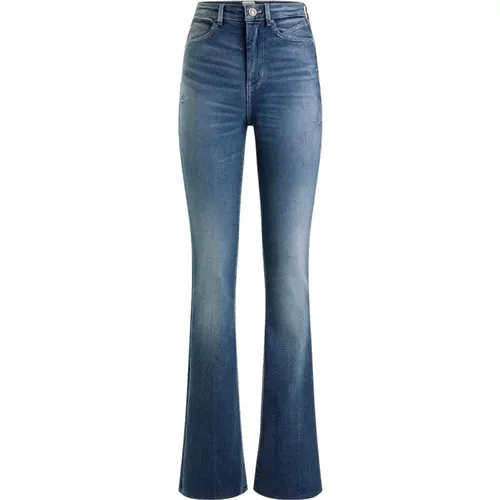 Flared Jeans , Damen, Größe: W32 - Guess - Modalova