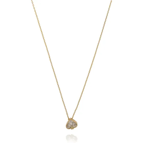 Necklaces, female, , Size: ONE SIZE Brass Necklace - Kate Spade - Modalova