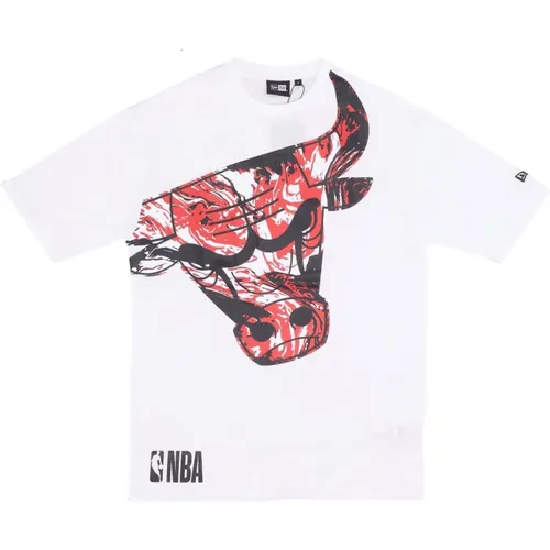 Chicago Bulls AOP Oversize Tee , Herren, Größe: L - new era - Modalova