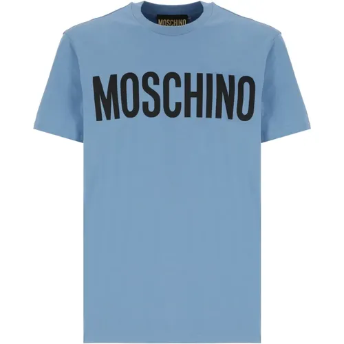 T-Shirts, male, , Size: XL Light T-shirt and Polo - Moschino - Modalova