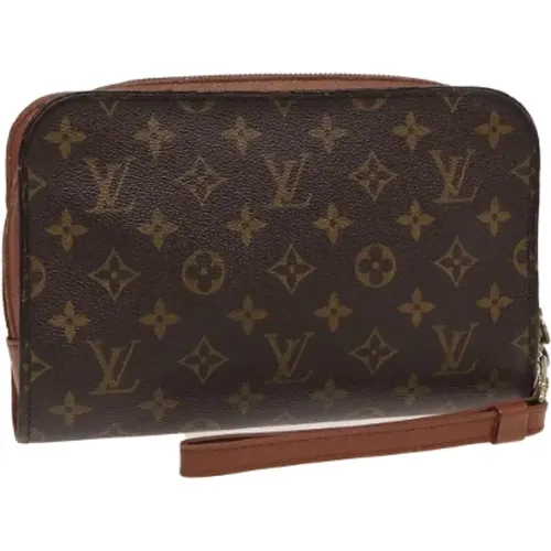 Pre-owned Canvas clutches , female, Sizes: ONE SIZE - Louis Vuitton Vintage - Modalova