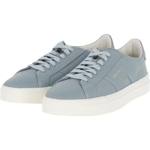 Casual Sneaker Schuhe für Männer , Herren, Größe: 43 EU - Santoni - Modalova