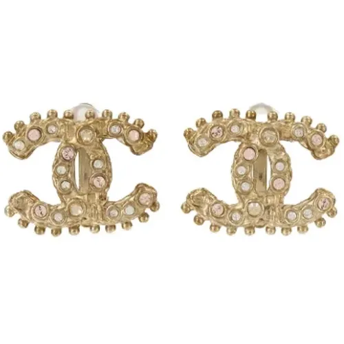 Pre-owned Jewellery, female, , Size: ONE SIZE Pre-owned Metal earrings - Chanel Vintage - Modalova