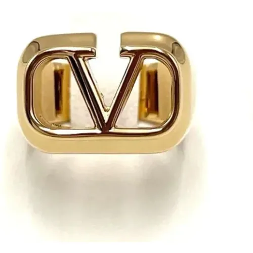 Pre-owned Metal rings , female, Sizes: ONE SIZE - Valentino Vintage - Modalova