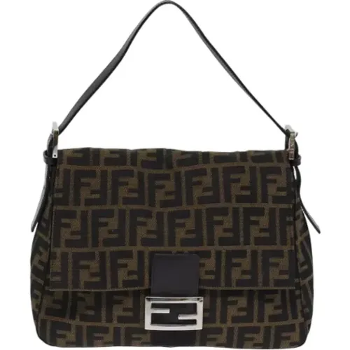 Pre-owned Shoulder Bags, female, , Size: ONE SIZE Pre-owned Canvas fendi-bags - Fendi Vintage - Modalova