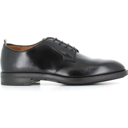 Schwarzer Leder Derby Schuh - Officine Creative - Modalova