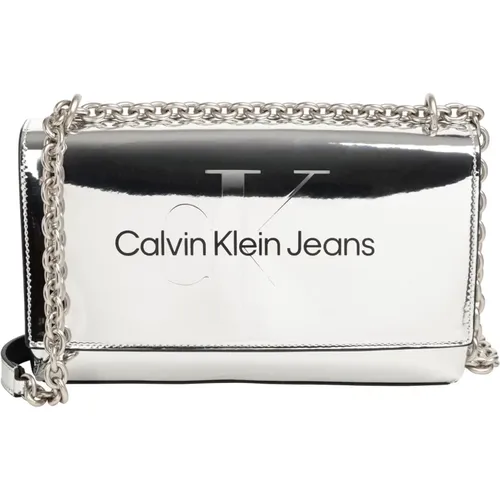 Plain Shoulder Bag with Adjustable Strap , female, Sizes: ONE SIZE - Calvin Klein Jeans - Modalova
