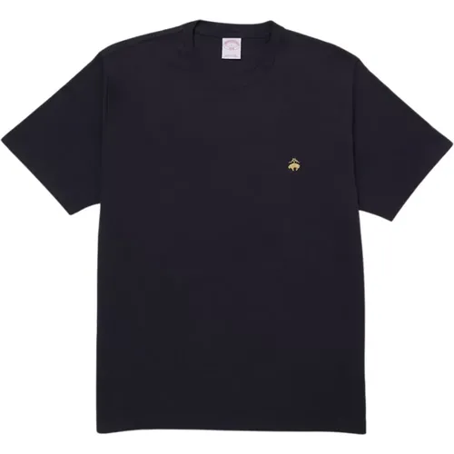 Logo-Baumwoll-T-Shirt,Klassische Kurzärmel-Baumwoll-T-Shirt - Brooks Brothers - Modalova