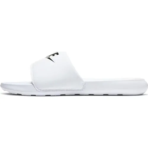 Weiße Slip-On Sandalen , Damen, Größe: 41 EU - Nike - Modalova