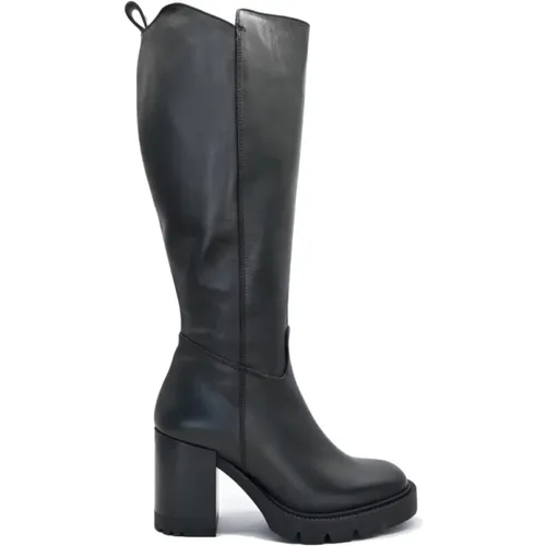 Leather Boots - Diletta , female, Sizes: 5 UK, 7 UK, 3 UK, 8 UK - Janet & Janet - Modalova