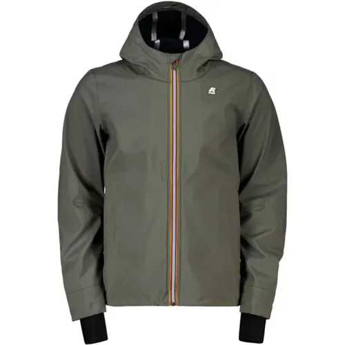 Leichte Kapuzenjacke mit Logo K-Way - K-way - Modalova