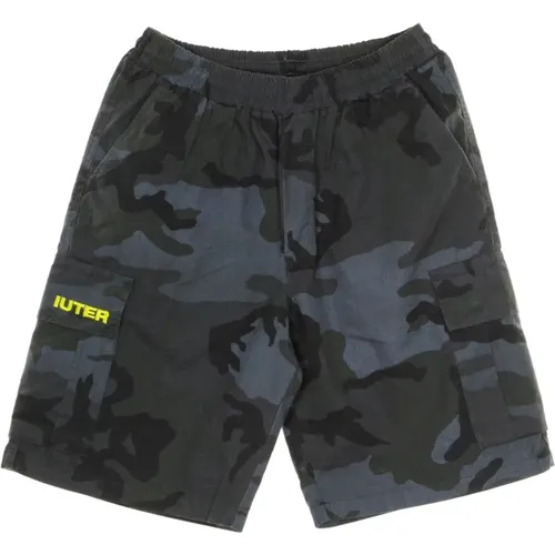 Casual Shorts, male, , Size: XS Camo Cargo Jogger Shorts in - Iuter - Modalova