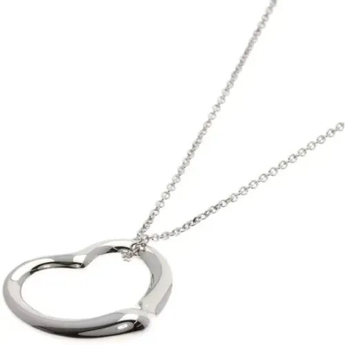 Pre-owned Jewellery, female, , Size: ONE SIZE Pre-owned Silver necklaces - Tiffany & Co. Pre-owned - Modalova