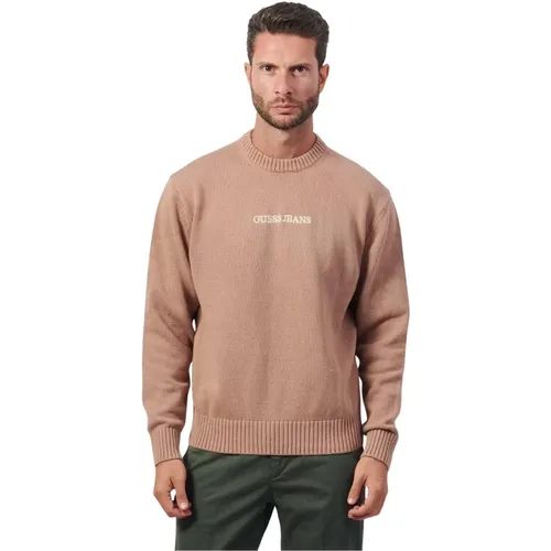 Sand Langarm Pullover Guess - Guess - Modalova