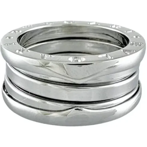 Pre-owned Jewellery, female, , Size: ONE SIZE Pre-owned Silver rings - Bvlgari Vintage - Modalova