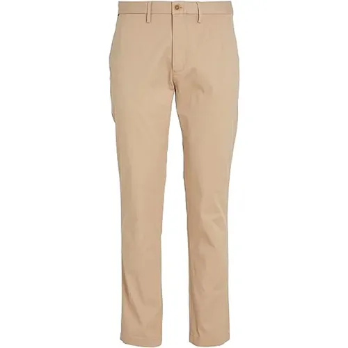 Cotton Trousers Regular Fit , male, Sizes: W38 L32, W31 L32, W33 L32, W36 L32 - Tommy Hilfiger - Modalova