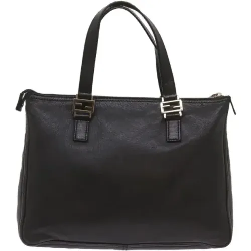 Pre-owned Tote Bags, female, , Size: ONE SIZE Pre-owned Leather handbags - Fendi Vintage - Modalova