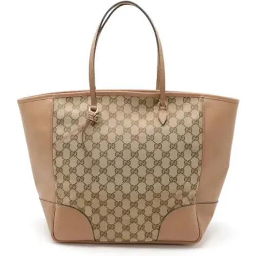 Pre-owned Tote Bags, female, , Size: ONE SIZE Pre-owned Canvas gucci-bags - Gucci Vintage - Modalova