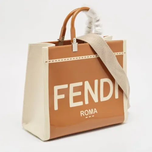 Pre-owned Tote Bags, female, , Size: ONE SIZE Pre-owned Canvas fendi-bags - Fendi Vintage - Modalova