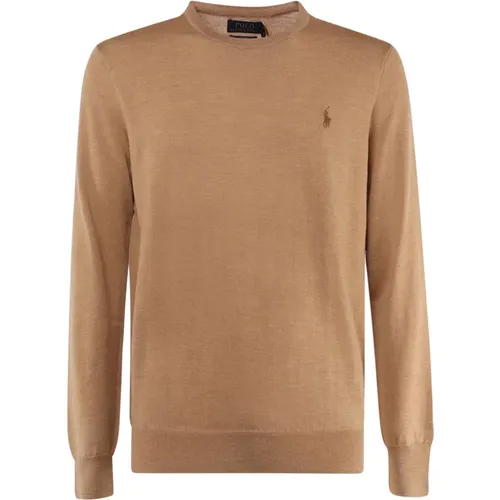 Polo Pullover Braun , Herren, Größe: L - Ralph Lauren - Modalova