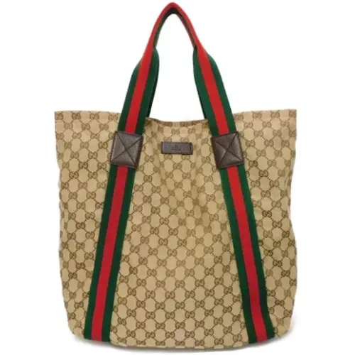 Pre-owned Canvas gucci-bags , female, Sizes: ONE SIZE - Gucci Vintage - Modalova