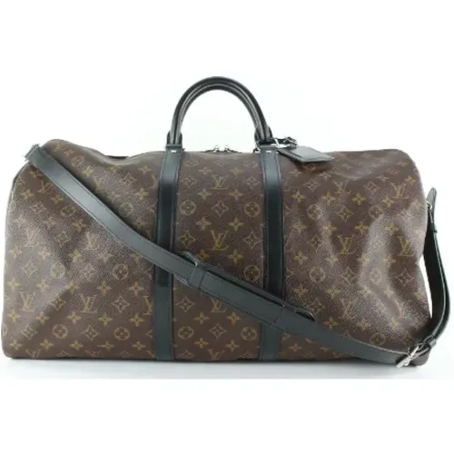 Pre-owned Weekend Bags, female, , Size: ONE SIZE Canvas LV Bags, Pre-owned, Made in France - Louis Vuitton Vintage - Modalova