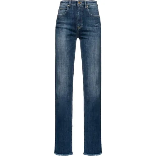Blaue Cross Gerades Jeans , Damen, Größe: W28 - pinko - Modalova