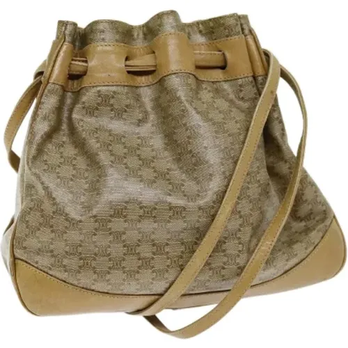 Pre-owned Bucket Bags, female, , Size: ONE SIZE Pre-owned Canvas celine-bags - Celine Vintage - Modalova