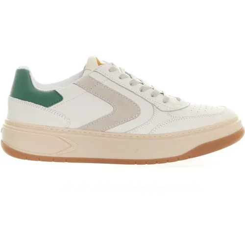 Mens Shoes Sneakers White, Green Ss24 , male, Sizes: 6 UK - Valsport 1920 - Modalova