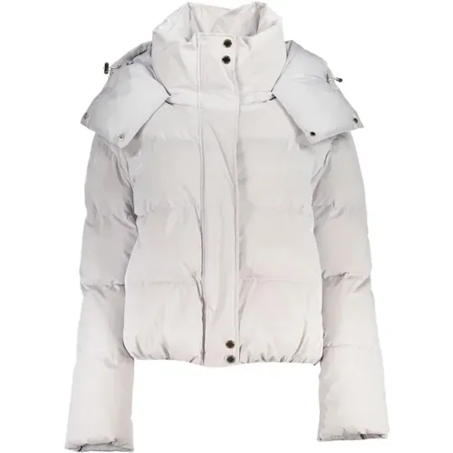 Winter Jackets, female, , Size: XS Padded Jacket with Removable Hood - PATRIZIA PEPE - Modalova