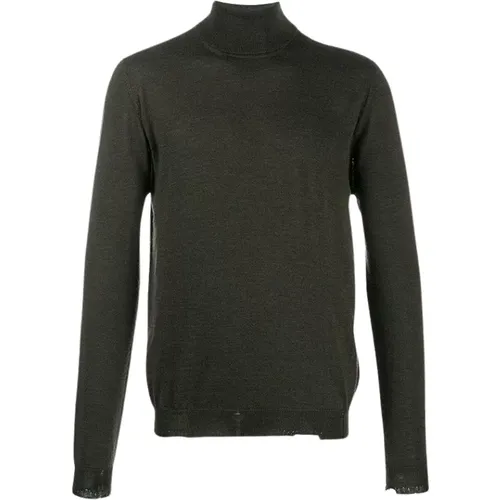 Turtlenecks, male, , Size: XL Vintage Merino Wool Roll Neck Turtleneck - Golden Goose - Modalova