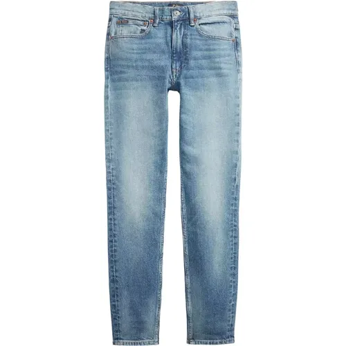 Blaue Slim Fit Jeans,Blaue Skinny Knöchellange Jeans - Ralph Lauren - Modalova