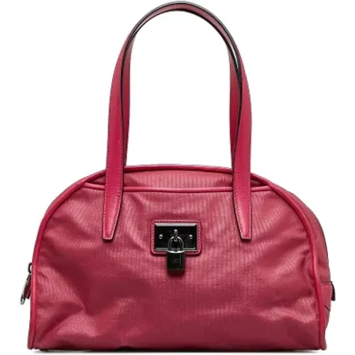 Pre-owned Nylon handbags , female, Sizes: ONE SIZE - Loewe Pre-owned - Modalova