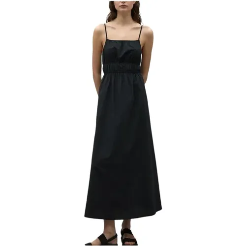 Schwarzes Trägerkleid , Damen, Größe: S - Ecoalf - Modalova