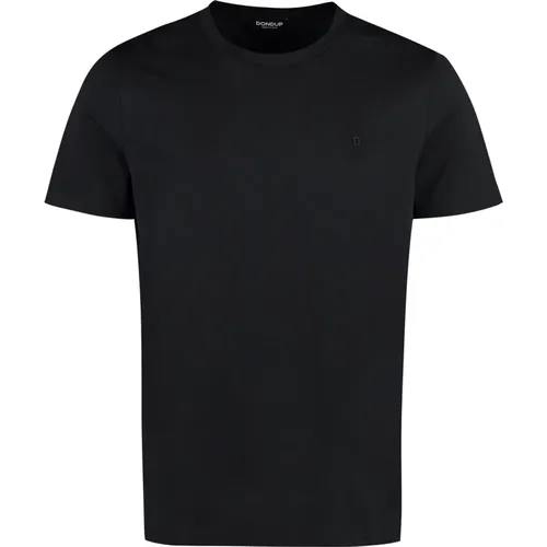 T-Shirts, male, , Size: L Regular-fit Crew-neck T-shirt - Dondup - Modalova